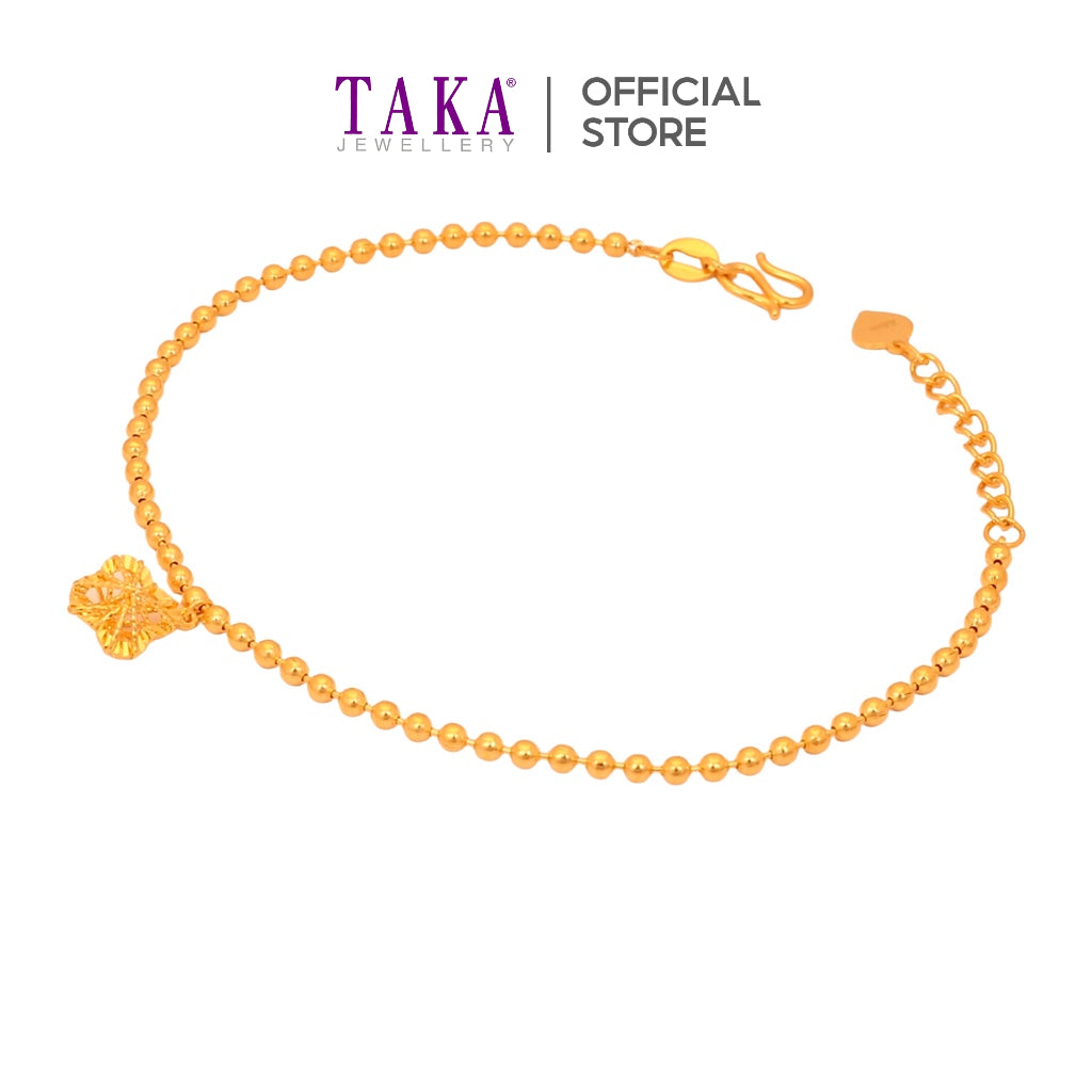 TAKA Jewellery 999 Pure Gold Bracelet