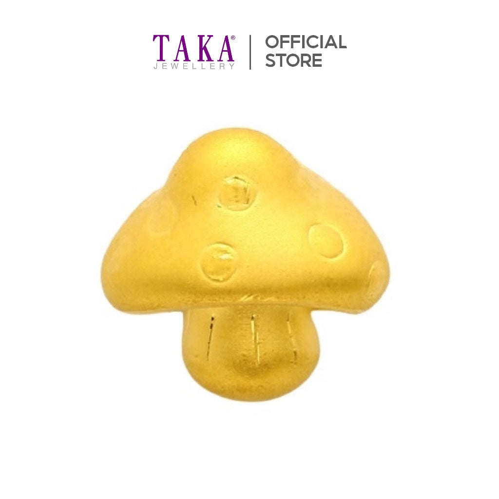 TAKA Jewellery 999 Pure Gold Charm Mushroom