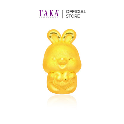 TAKA Jewellery 999 Pure Gold Charm Rabbit
