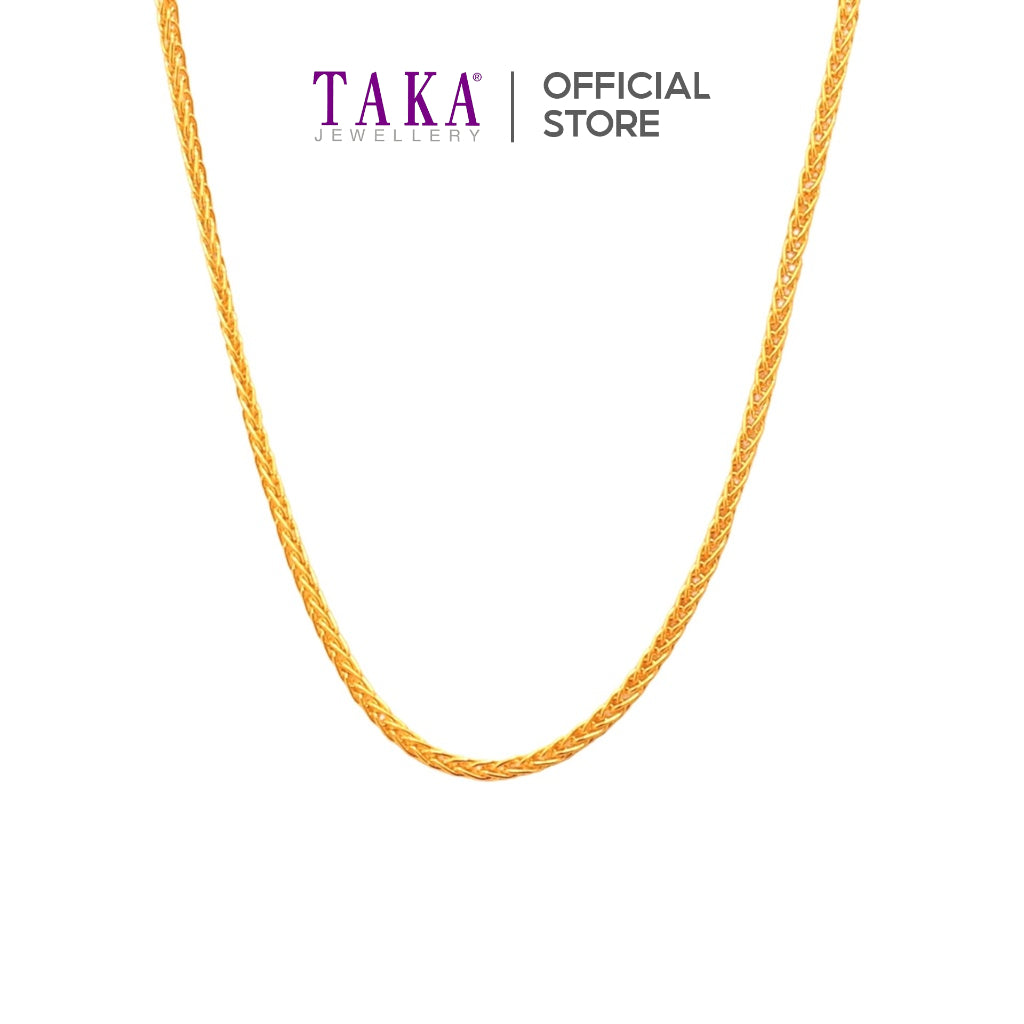 TAKA Jewellery 999 Pure Gold Chain XiaoBang