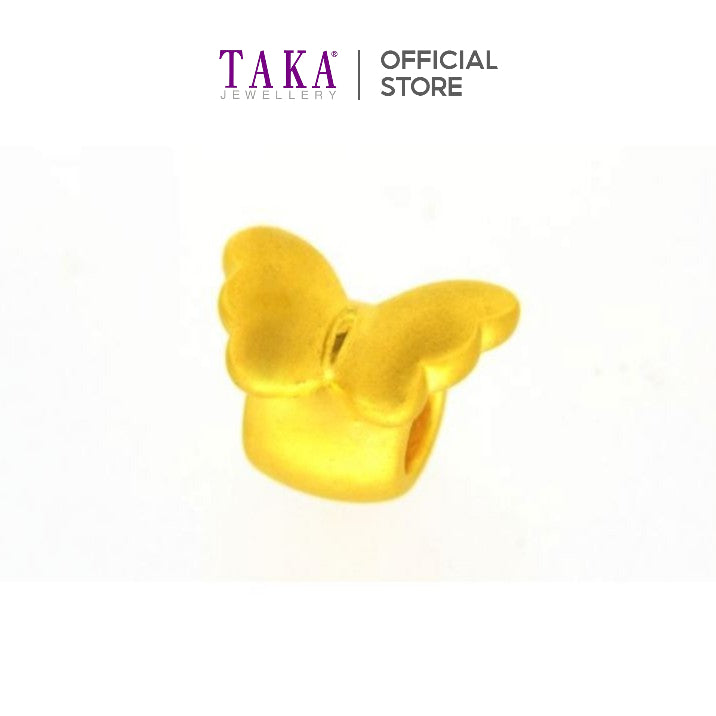 TAKA Jewellery 999 Pure Gold Charm Butterfly