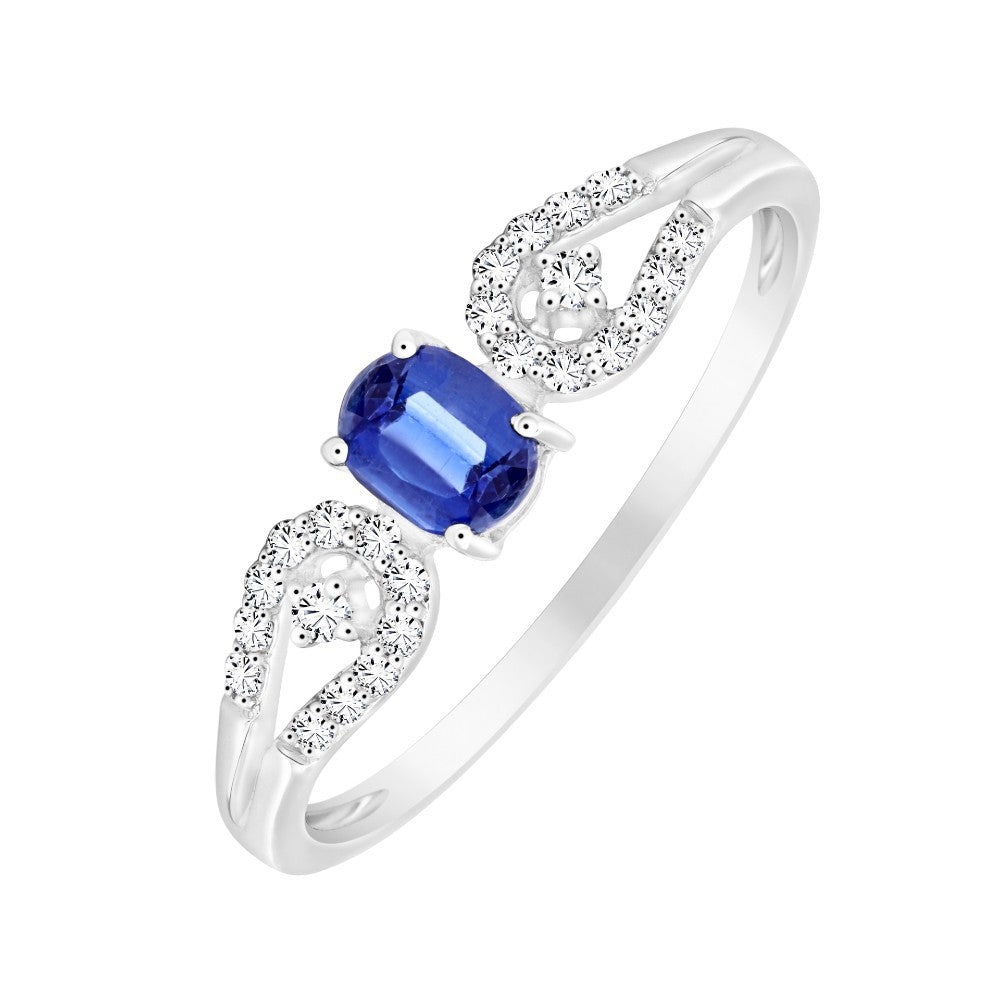 TAKA Jewellery Spectra Kyanite Diamond Ring 18K