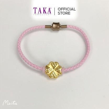 TAKA Jewellery 999 Pure Gold Charm Clover