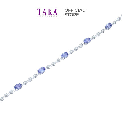 TAKA Jewellery Spectra Tanzanite Diamond Bracelet 18K