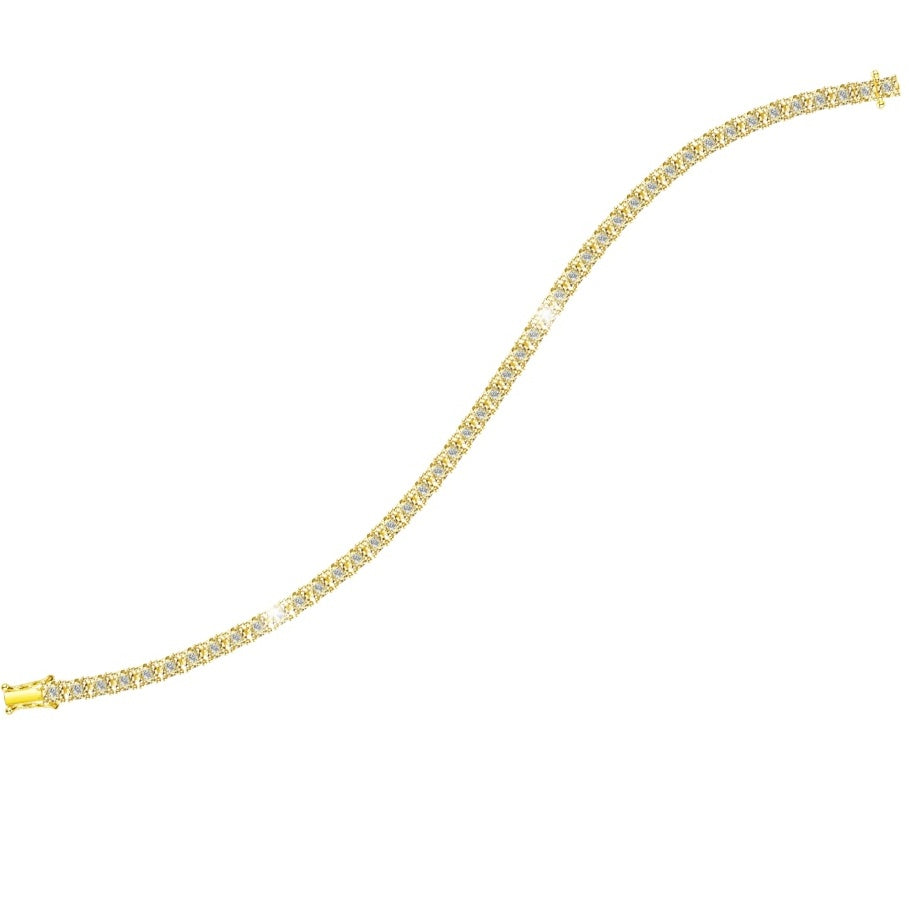 TAKA Jewellery Stellar Gold Diamond Bracelet 9K
