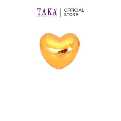 TAKA Jewellery 999 Pure Gold Charm Heart