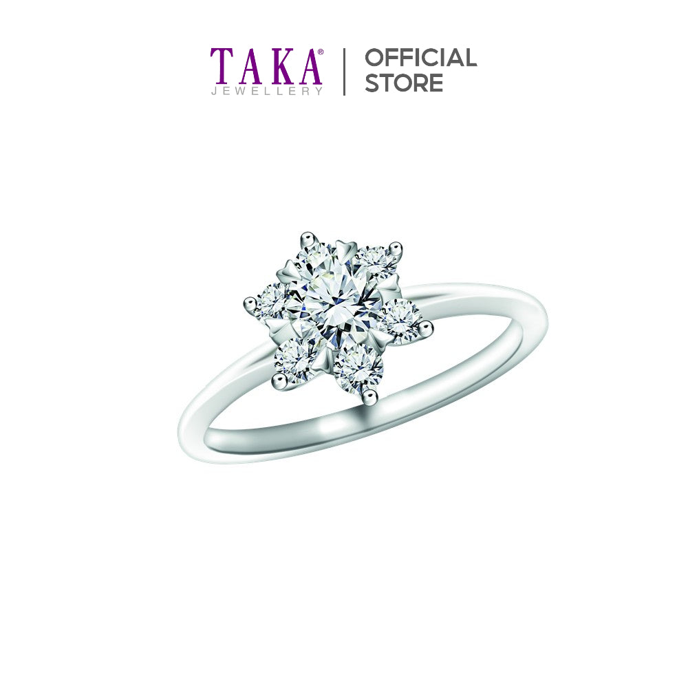 TAKA Jewellery Cresta Star Diamond Ring 18K