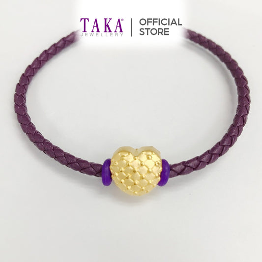 TAKA Jewellery 999 Pure Gold Charm Heart
