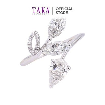 TAKA Jewellery Fancy Cut Lab Grown Diamond Ring 10K