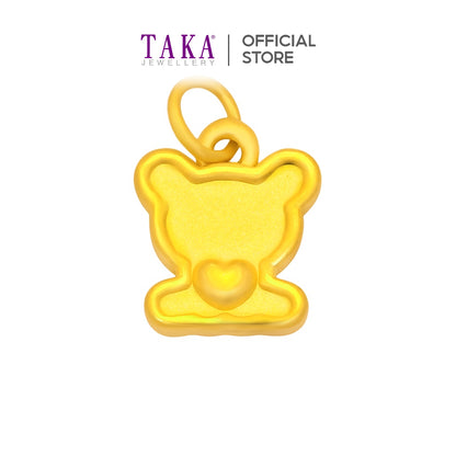 TAKA Jewellery 999 Pure Gold Pendant Bear