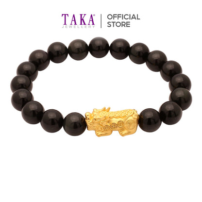 Taka Jewellery 999 Pure Gold Pixiu Bracelet
