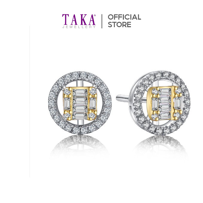TAKA Jewellery Brillia Diamond Earrings 18K