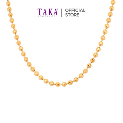TAKA Jewellery 916 Gold Chain Beads