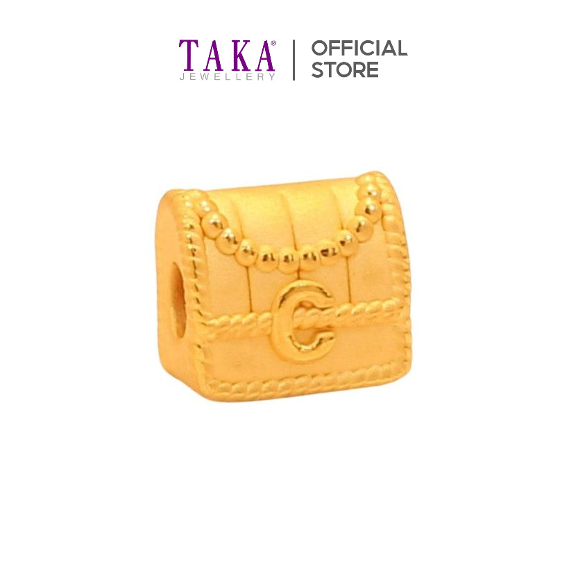 TAKA Jewellery 999 Pure Gold Charm Bag