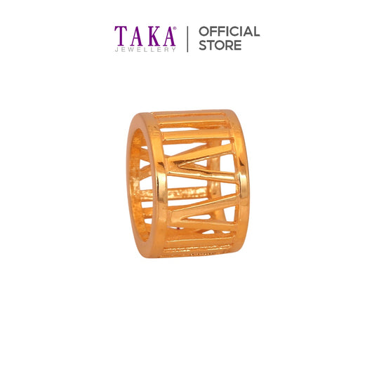 TAKA Jewellery 916 Gold Pendant Barrel