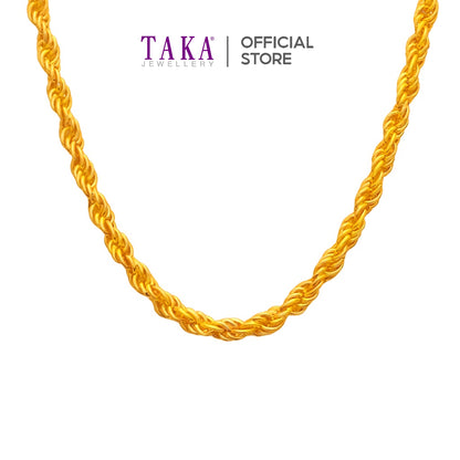 TAKA Jewellery 916 Gold Chain Rope