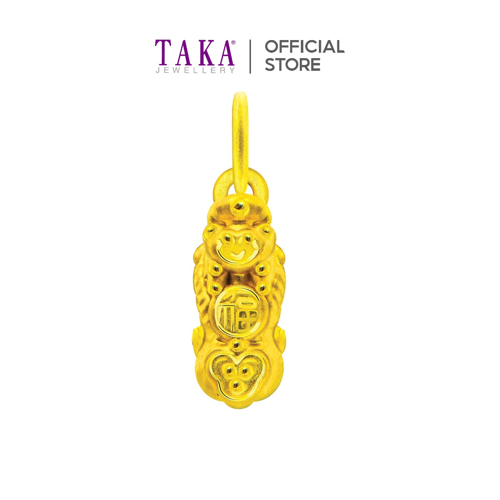 TAKA Jewellery 999 Pure Gold Pixiu Pendant