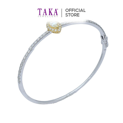 TAKA Jewellery Cresta Diamond Bangle 18K