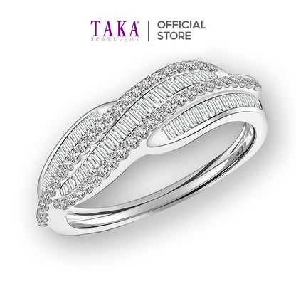 TAKA Jewellery Brillia Gold Diamond Ring 9K