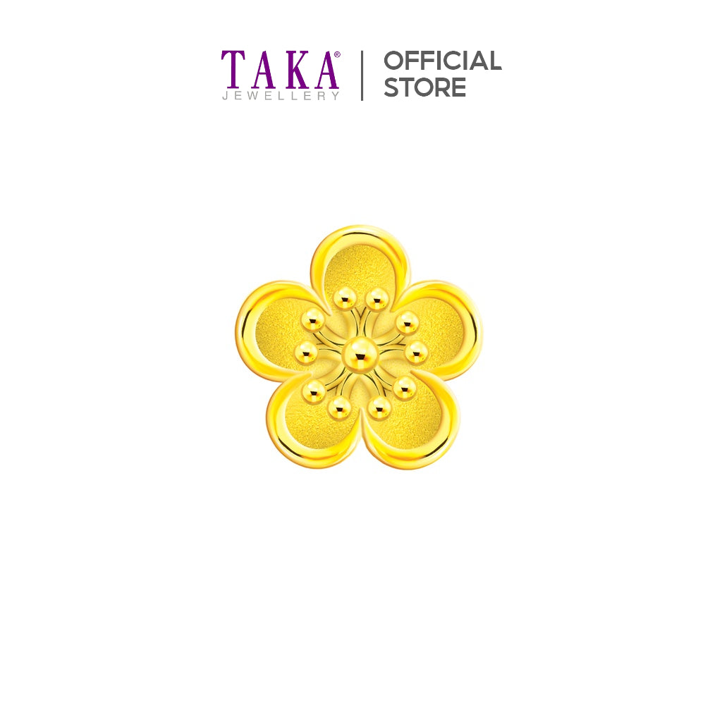 TAKA Jewellery 999 Pure Gold Flower Charm