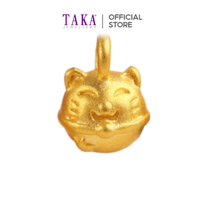 TAKA Jewellery 999 Pure Gold Pendant Mini Fortune Cat