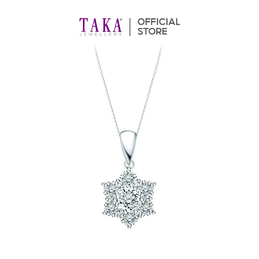 TAKA Jewellery Stellar Diamond Pendant 18K