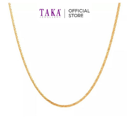 TAKA Jewellery 916 Gold Spiga Chain 丝花链