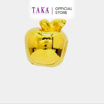 TAKA Jewellery 999 Pure Gold Charm Apple