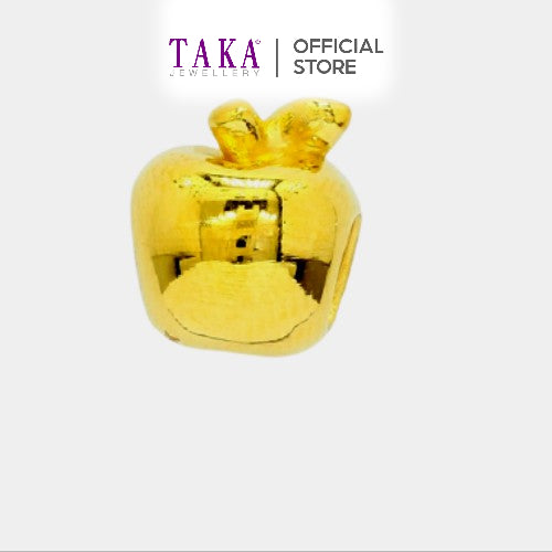 TAKA Jewellery 999 Pure Gold Charm Apple