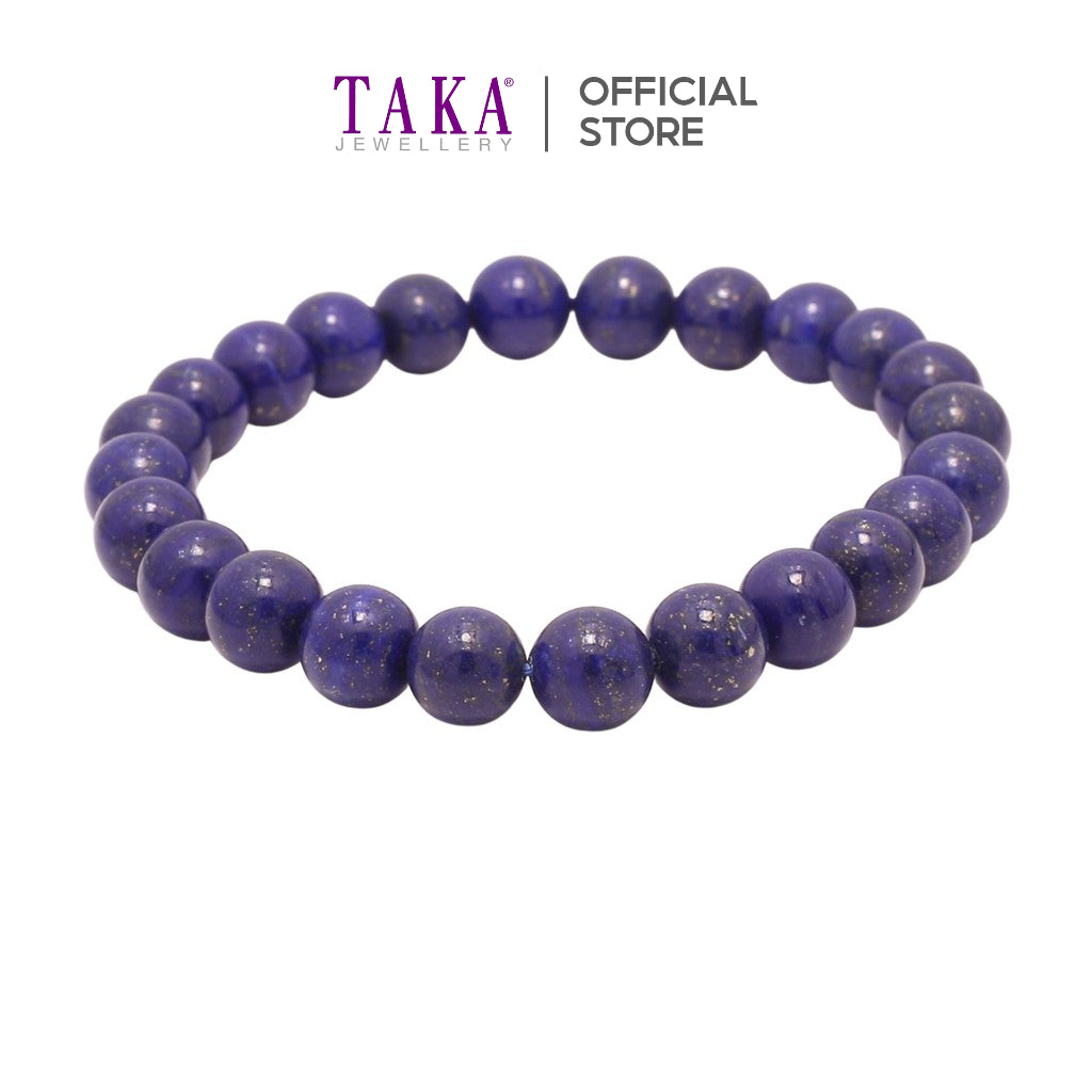 TAKA Jewellery Lapis Lazuli Beads Bracelet