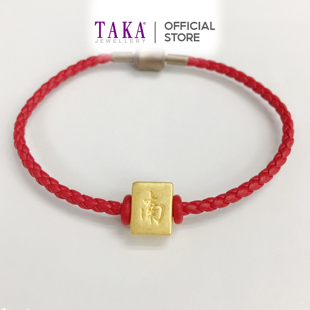 TAKA Jewellery 999 Pure Gold Charm (南)
