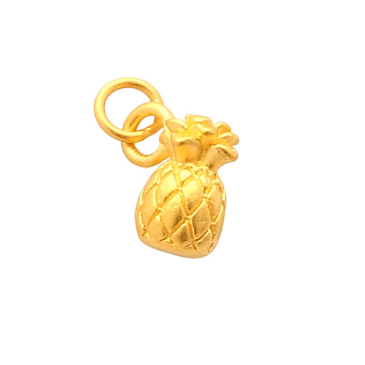 TAKA Jewellery 999 Pure Gold Mini Pineapple Pendant