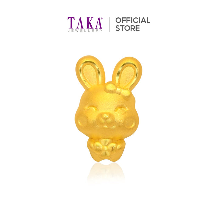 TAKA Jewellery 999 Pure Gold Charm Rabbit - TAKA Jewellery