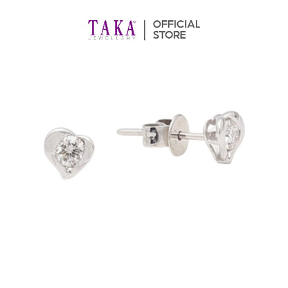 TAKA Jewellery Terise Gold Diamond Earrings 9K