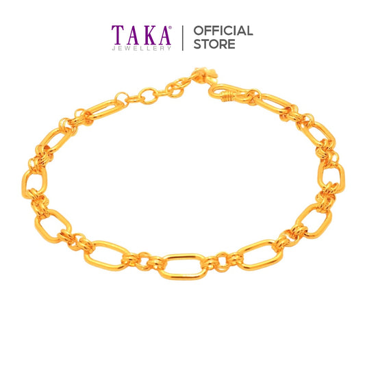 TAKA Jewellery 999 Pure Gold Bracelet Link
