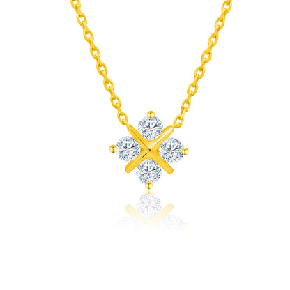 TAKA Jewellery Lab Grown Diamond Necklace 10K