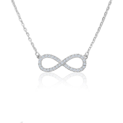 TAKA Jewellery Infinity Diamond Necklace 18K