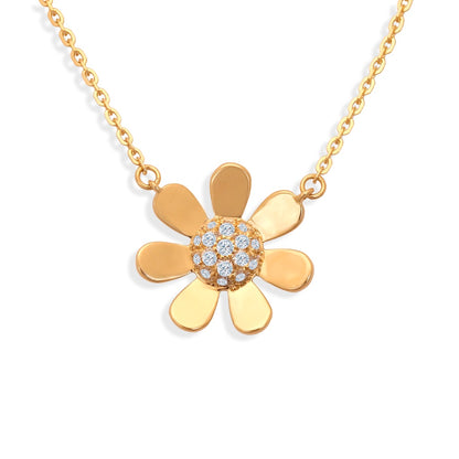 TAKA Jewellery Flower Diamond Necklace 18K
