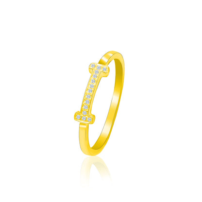 TAKA Jewellery T Diamond Ring 9K