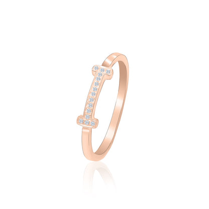 TAKA Jewellery T Diamond Ring 9K