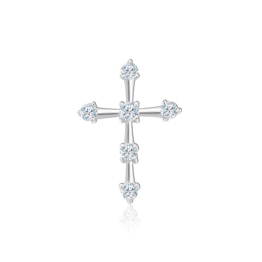 TAKA Jewellery Cross Diamond Pendant 9K