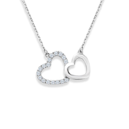 TAKA Jewellery Heart Diamond Necklace 18K