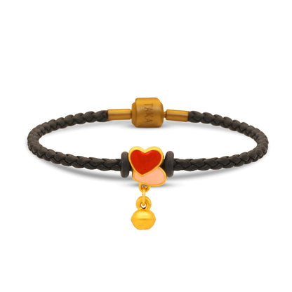 TAKA Jewellery 999 Pure Gold Charm Heart Bell TAKA Jewellery