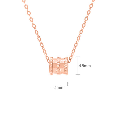TAKA Jewellery Dolce 18K Gold Necklace Barrel