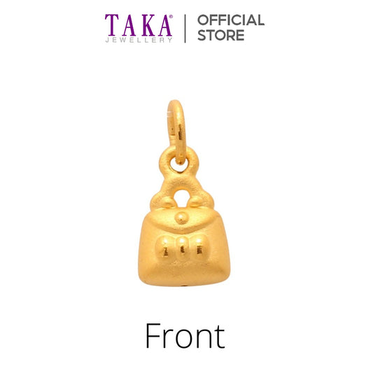 TAKA Jewellery 999 Pure Gold Pendant Handbag