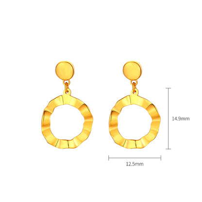 TAKA Jewellery 999 Pure Gold 5G Set - Necklace and Earrings