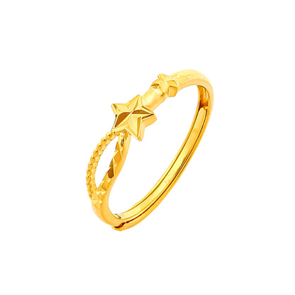 TAKA Jewellery Dolce 18K Gold Ring Star