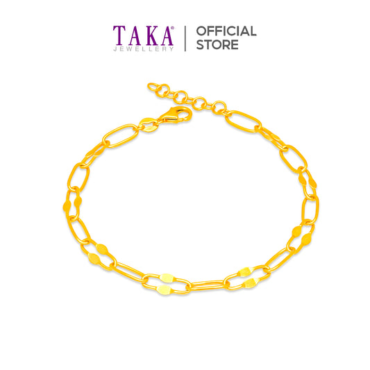 TAKA Jewellery 916 Gold Bracelet Links