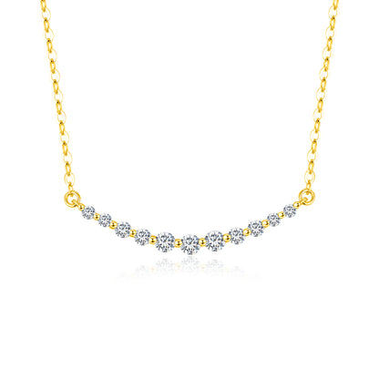TAKA Jewellery Cresta Diamond Necklace 18K Gold