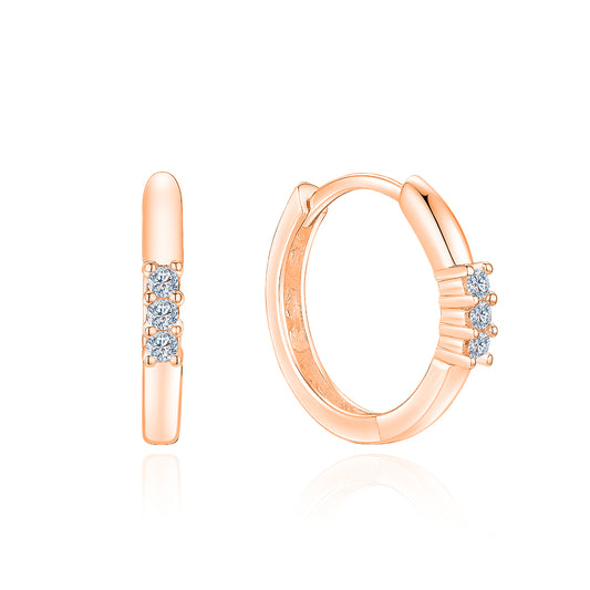 TAKA Jewellery Cresta Diamond Earrings 9K